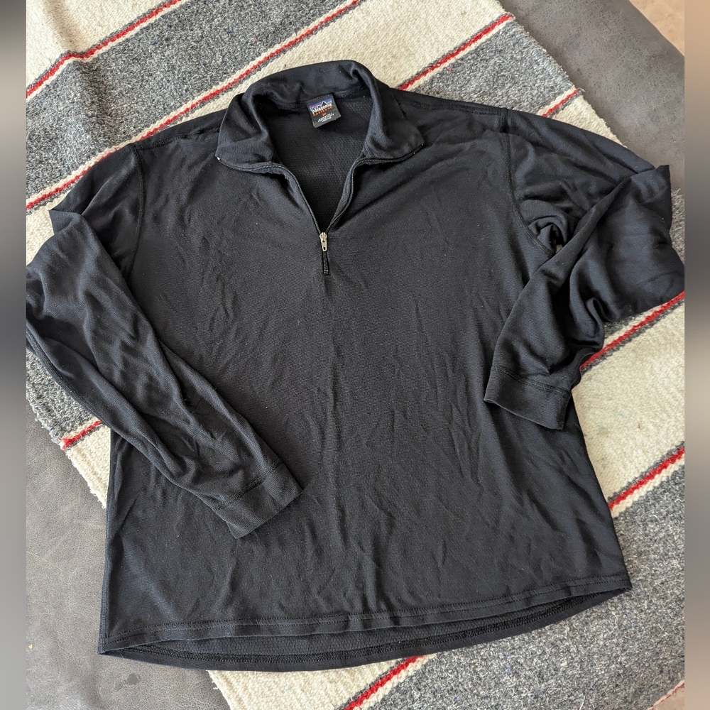 Black Quarter-Zip Pullover